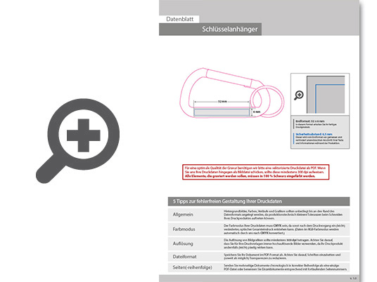 Product Bild schl__sselanh__nger_mit_karabinerhaken_gro____einseitig_lasergraviert